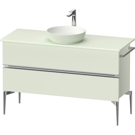 Duravit Sivida Meuble sous-lavabo sur console, 2 tiroirs, poignée (1/4)