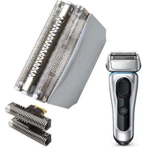 Cortadora de láminas y cuchillas Braun 51S - Compatible con la serie 8000 (5643/5645/8970/8975/8985/8987) - Activador ContourPro de 360° - Afeitado preciso - Para hombres y usuarios de Braun (1/4)