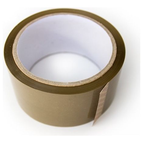 144 Klebeband 50mm x 66 lfm LEISE PP Tapefilm Braun