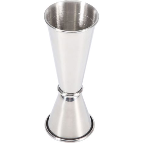 Verre doseur en acier inoxydable 304, jigger à cocktail 60ml avec échelle, outil à vin (1/5)