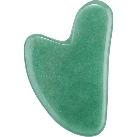 Outil de raclage en jade pour visage et corps soin de la peau pierre faciale pour réduire les gonflements et affiner les traits