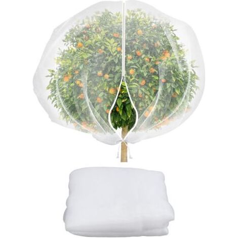 Filet en Maille pour Plantes de Jardin – Protection Polyvalente à Large Couverture, Sac avec Cordon de Serrage 2,4 x 2,4 m,de dyk.Trywise (1/4)