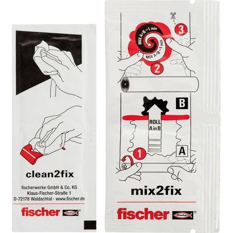 Fischer GOW Multipack Adhesivo para baño (4 unidades) - 570404 (1/2)