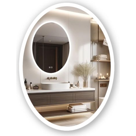 TUTUMI SPIEGEL LED WWA 60X80CM CHROME