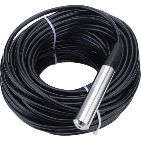 – 4-20mA liquid level sensor – Stainless steel transmitter – 33m waterproof cable – Accuracy for tanks and factories (1/5)