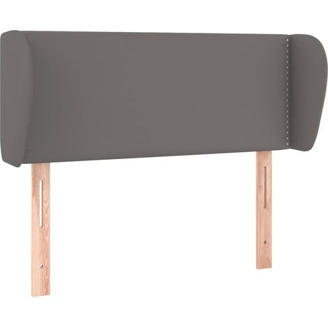 Maison Exclusive - Kopfteil mit Ohren Grau 103x23x78/88 cm Kunstl