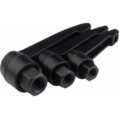 Quincaillerie Fixation Levier de Serrage Boutons Poignée - Réglable Forme de L Serrage Poignée Machine Boutons Femelle ou Mâle Filetage M12 (1/3)
