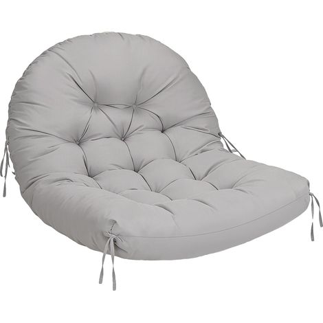 Coussin pour chaise œuf, imperméable, rembourrage en coton confortable, 120x85x18cm, A (1/2)