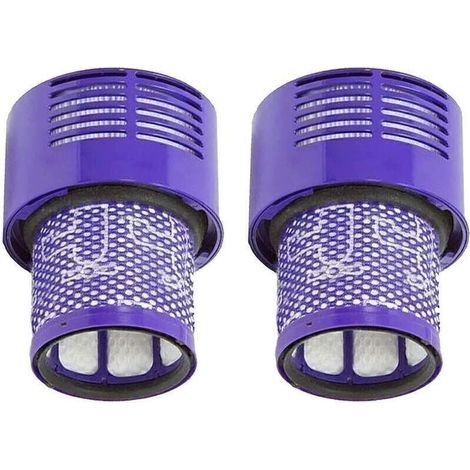 Filtres de rechange lavables pour aspirateurs Dyson V10 – Lot de 2 – Compatible avec V10 Absolute, Animal, Total Clean – Améliore l'aspiration (1/5)