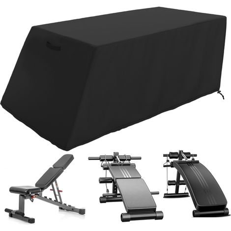 Wasserdichte UV-Schutz Schutzhülle Schwarz für Sit-up-Brett & Fitnessbänke (1/5)