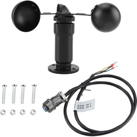Anemometre speed sensor of the wind 0-5V Alloy aluminum Precision ±1 m/s Range 0-30 m/s low energy consumption