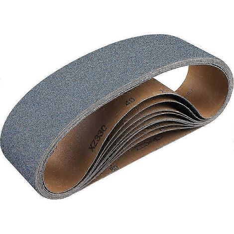 Bande abrasive en zircone de 4 pouces x 36 pouces, grain 60, robuste et durable, compatible avec les ponceuses à bande. (1/5)