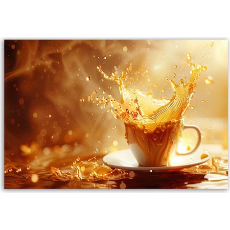 Tableau éclat doré dans une tasse (1/5)