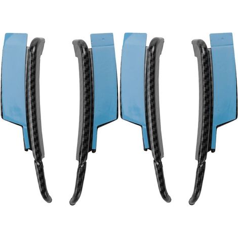 Adecuado para 2 pegatinas embellecedoras de fibra de carbono para pasos de rueda de coche, pegatinas para cejas y labios para W176, A160, A180, A200.