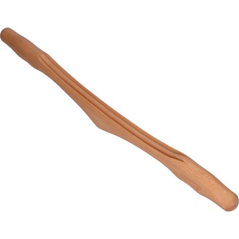 Bâton de massage Gua Sha portable en bois, biseauté, manche antidérapant confortable (1/5)