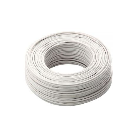 LTC MT100 Cavo Elettrico Unipolare Filo Rame cordina 1,5mm BIANCO CPR FS17 per Impianti elettrici