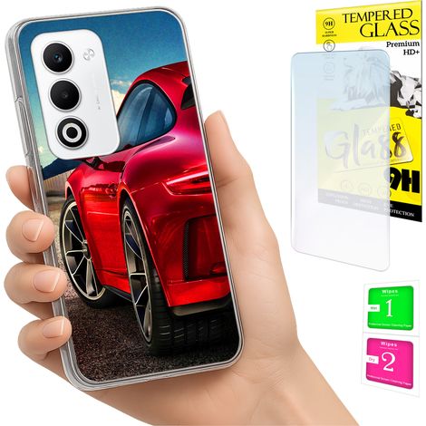 Funda para Oppo A5 5G con cubierta para foto, carcasa trasera y cristal 9H. (1/5)
