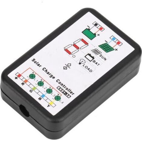 Support de contrleur de charge solaire PWM 6V 12V pour batteries au lithium et Ni Mh (1/4)