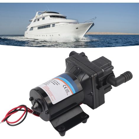 Leise 24V 11,3L Wasserpumpe für Yachten, 12V Wasserversorgungspumpe für Wohnmobile, Hochdruckpumpe für sauberes Wasser, Mini-Elektromembranpumpe 3,0 GPMF43-101-055-201 (1/5)