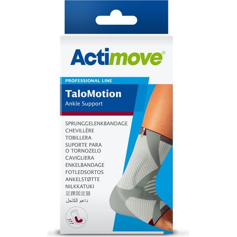ACTIMOVE PRO Knöchelorthese mit medizinischer Kompression, Größe L (rechts), weiß (7348715) (k=12)