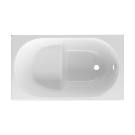 Casco bañera rectangular mod. Rubino con asiento - 120x70 cm sin panel (1/2)