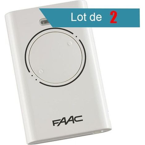 Télécommande XT2 868 SLH BLANC Pack de 2 (1/2)