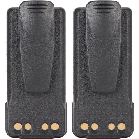 2 piles Li-Ion 3000mAh 7,4V avec clip ceinture pour Motorola XiR P8606, XiR P8660, XiR P8668 radio bidirectionnelle (1/5)