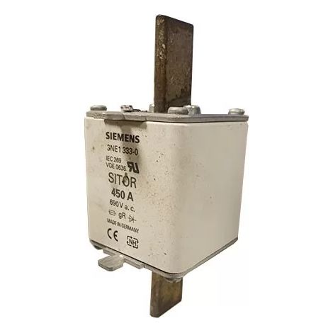Siemens 3NE1333-0 SITOR Fusible NH2 cartucho 450A 690V tipo gR