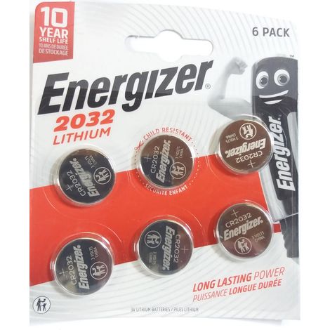 Energizer Lithium Batteries 2032 - 6 pack