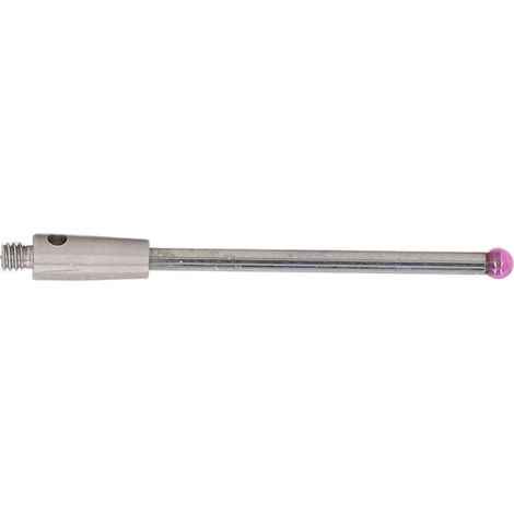 Palpeur CMM Tige Carbure Tungstène Bille Rouge Résistante Usure Rigidité Élevée Machine Outils M2 0036 Contact (1/5)