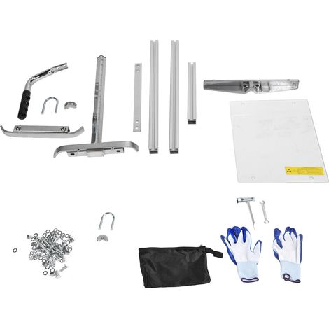 Scie à chaîne guide rail 20 pouces portable système de sciage tronçonneuse, guide de fraisage en métal pour planches, ensemble complet pour scierie mobile (1/5)