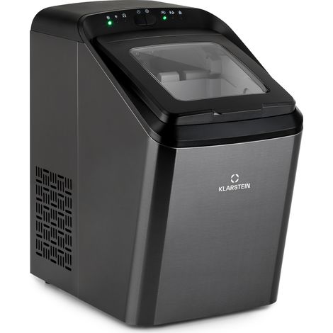 Klarstein Machine a Glacons pour la Maison, Capacité de 2,9L, Fabrique Rapidement Jusqu'à 15kg de Glacons en 2 Tailles Différentes, Machine à Glaçons, Ice Maker avec Commandes Tactiles, Autonettoyante (1/5)