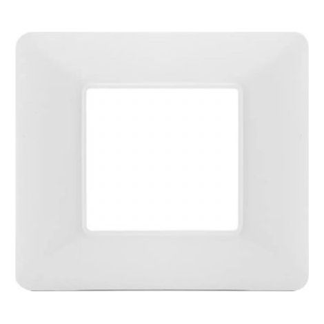 Mapam serie elettrica Frutti Compatibili serie Bticino Matix - JOY Placca 2 Moduli bianco