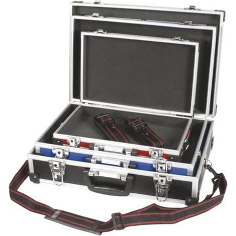 Perel Set de 3 maletines de almacenamiento en aluminio (1/2)