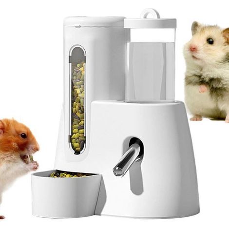 Distributeur d'eau pour hamster, biberon automatique, biberon anti-goutte en matériaux robustes et sans danger pour les animaux. (1/5)