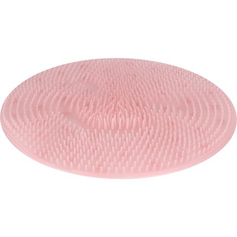 Coussin de massage pour les pieds et le dos, antidérapant, à ventouses, pour la salle de bain (rose) (1/5)