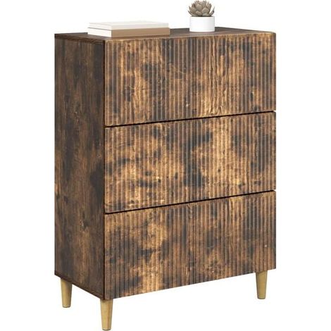 Commode 6 Tiroirs, Meuble de Rangement en Bois d'Ingénierie 66 x 34,5 x 90 cm, Armoire de Bureau Compacte et Élégante pour Chambre, Salon ou Entrée (1/5)