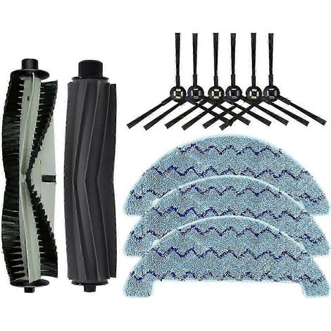 Pièces de rechange pour aspirateur robot - Kit brosse principale, brosse latérale et lingettes de nettoyage (1/5)