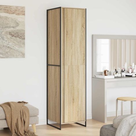 vidaXL Armadio con porta Sonoma 50 x 50 x 200 cm Legno