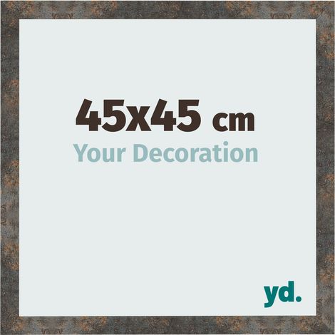 yd. - Cadre photo 45x45 - Metal Oxyde - MDF - Bologna (1/5)