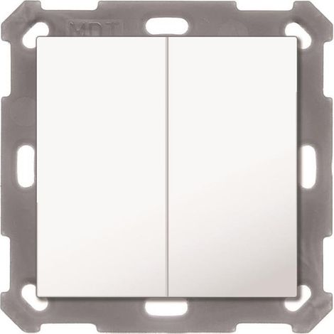 Interruptor mdt be-tal55b2.01 doble brillante