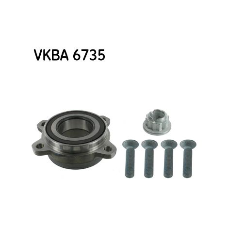 Kit de roulements de roue SKF VKBA 6735 PORSCHE 7P0 498 287 958 331 583 00