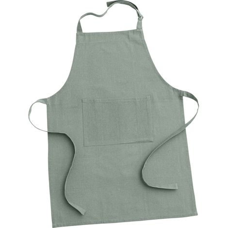 Tablier de Cuisine Avec Poche "Gourmet" 84cm Vert Cèdre (1/3)