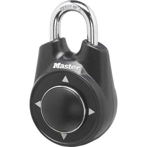 Master Lock Locker Lock 1500iD définir votre propre cadenas de combinaison directionnelle - noir