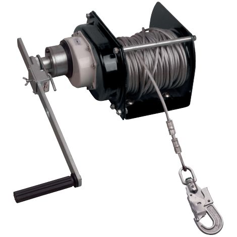 Treuil manuel câble acier galvanisé 30 m 250 kg espace confiné – TR00530 Delta Plus