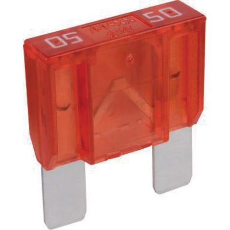 Fusibile maxi a spina piatta 32V 1x50A 29,7x33,9mm rosso