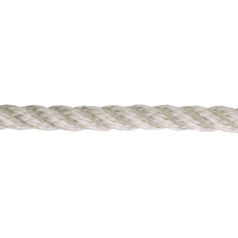 Corda cima in polipropilene per ormeggio bianca 14 mm matassa 5 metri - masidef (1/2)