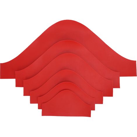 Jeu de gabarits d'encoche de tuyau en cuir, outil de guidage de coupe biseauté à 45 degrés pour métal PVC de 65 à 200mm de diamètre extérieur (1/5)