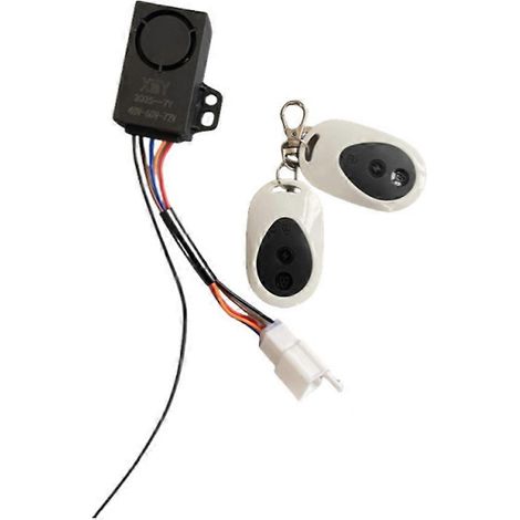 Hupe für Elektrofahrzeuge, Auto- und Motorradzubehör, 48/60 V für zwei- und dreirädrige Elektrofahrzeuge, weiß (1/5)
