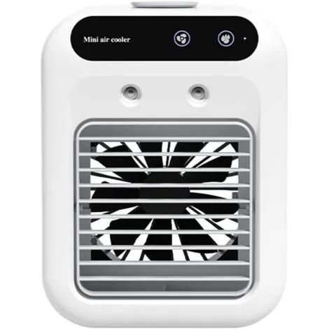 Ventilateur brumisateur portable, rechargeable par USB, humidificateur, refroidissement réglable, silencieux, idéal pour l'intérieur, l'extérieur, les voyages, la chambre, le salon, appareil de refroi (1/3)